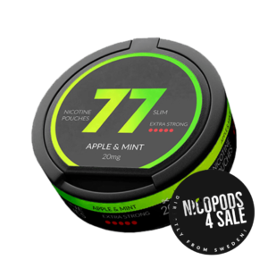 77 APPLE & MINT STRONG NICOTINE POUCHES