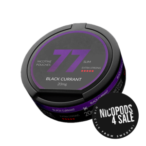77 BLACK CURRANT STRONG NICOTINE POUCHES