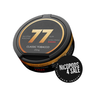 77 CLASSIC TOBACCO STRONG NICOTINE POUCHES