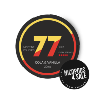 77 COLA & VANILLA STRONG NICOTINE POUCHES