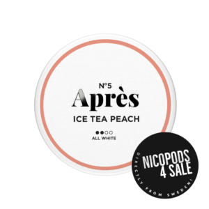 APRÉS ICE TEA PEACH NICOTINE POUCHES