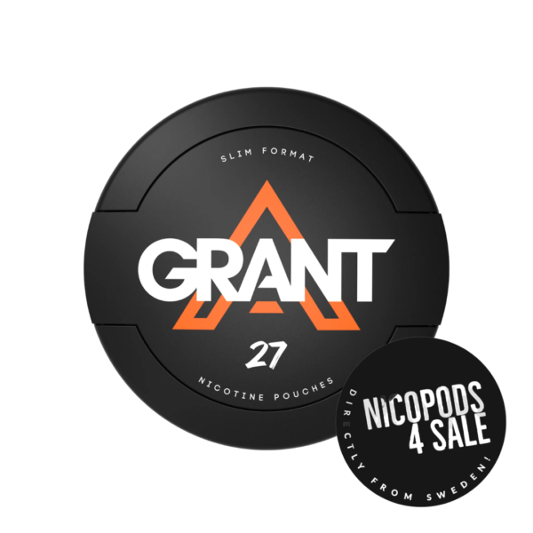 GRANT ORANGE EXTRA STRONG NICOTINE POUCHES