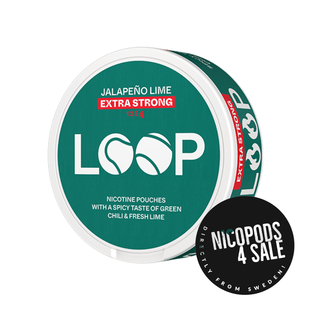 LOOP Jalapeno Lime Extra Strong | Nicopods, Nicotine Pouches & Tobacco ...