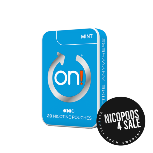 ON! MINT 6MG NICOTINE POUCHES