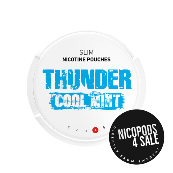 THUNDER COOL MINT NICOTINE POUCHES