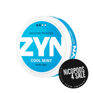 ZYN COOL MINT MINI DRY 3MG NICOTINE POUCHES