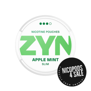 ZYN SLIM APPLE MINT STRONG NICOTINE POUCHES