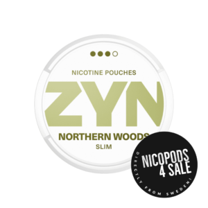ZYN SLIM NORTHERN WOODS STRONG NICOTINE POUCHES