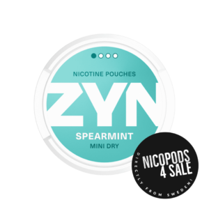 ZYN SPEARMINT MINI DRY 1.5MG NICOTINE POUCHES