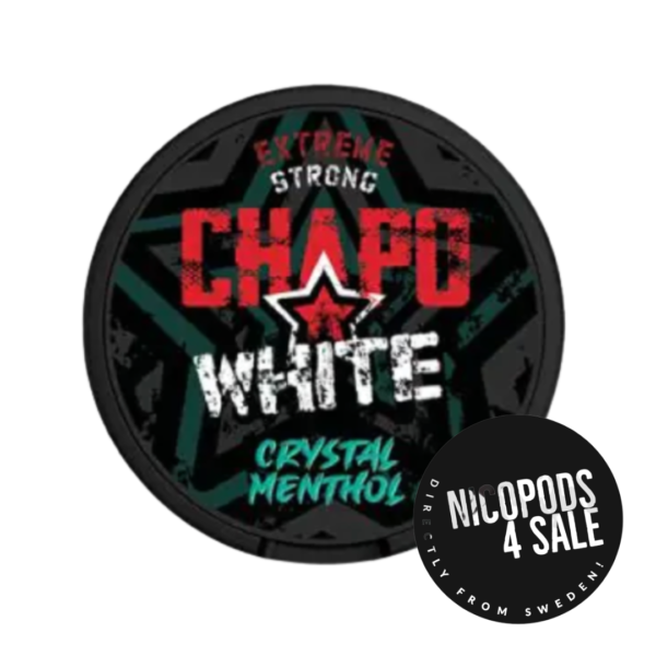 Chapo White Crystal Menthol Extreme Strong 12mg