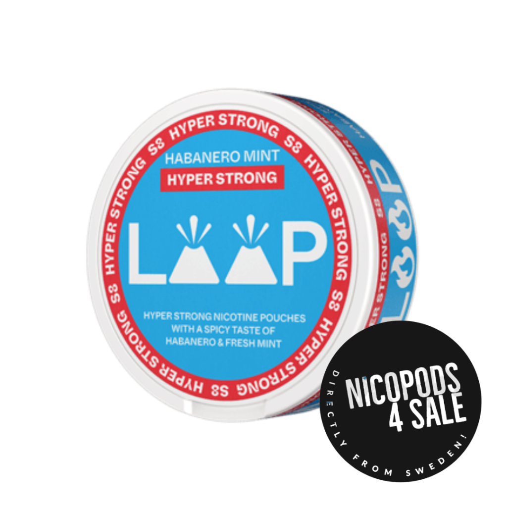 LOOP HABANERO MINT HYPER STRONG | Nicopods, Nicotine Pouches & Tobacco ...