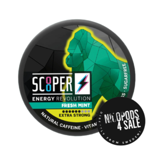 SCOOPER Energy Fresh Mint Extra Strong 80mg