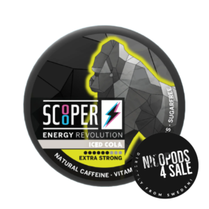 SCOOPER Energy Iced Cola Extra Strong 80mg