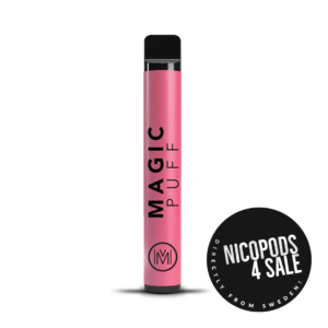 MAGIC PUFF Peach Ice Nicotine Free vape