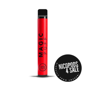 MAGIC PUFF Strawberry Banana Nicotine Free vape