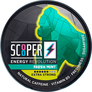SCOOPER Energy Fresh Mint Extra Strong 80mg