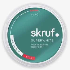 Skruf Superwhite No.60 Frozen Mint Superslim Xtra Strong