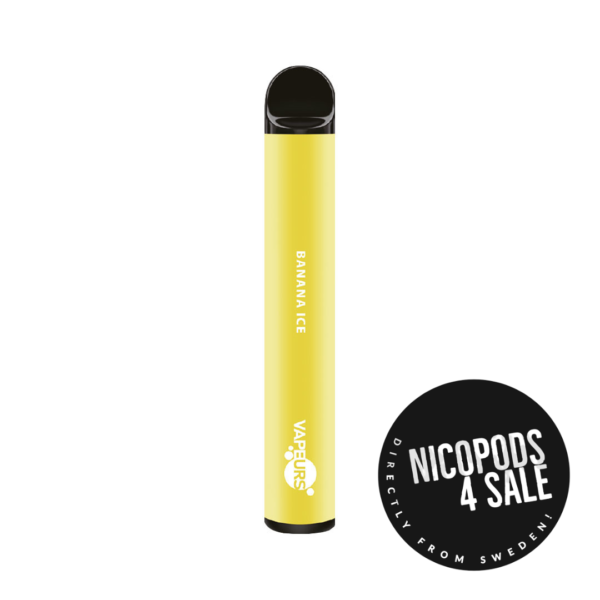 Vapeurs Banana Ice Nicotine free vape