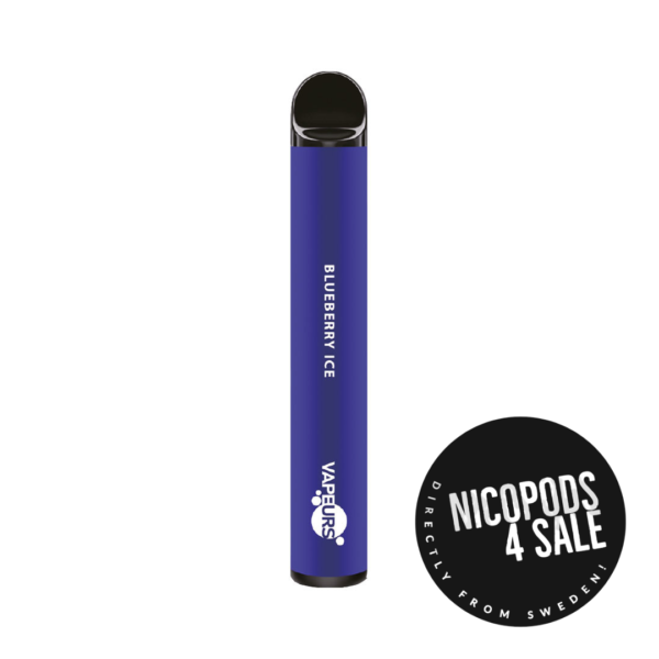 Vapeurs Blueberry Ice Nicotine free vape