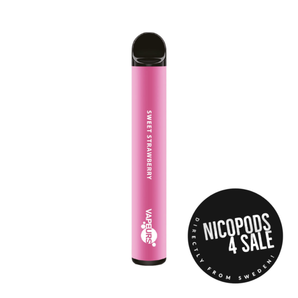 Vapeurs Sweet Strawberry Nicotine free vape