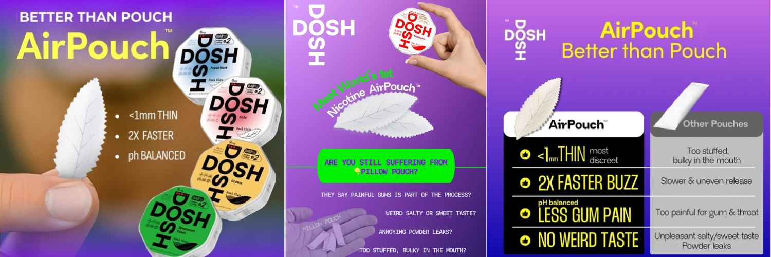 dosh air pouches snus