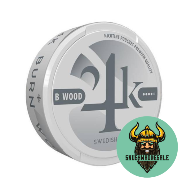 24K Burn Wood Large All White