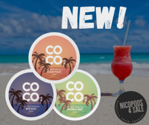 Let's get coco loco with the NEW COCO tobacco free nicotine pouches! 🏖️🍹