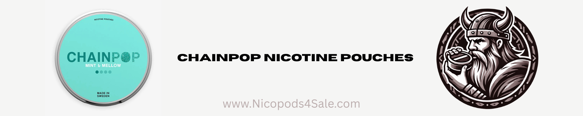 CHAINPOP nicopods, nicotine packets, snus, pouches, nicotine pouches, smokeless, nicotine sachets