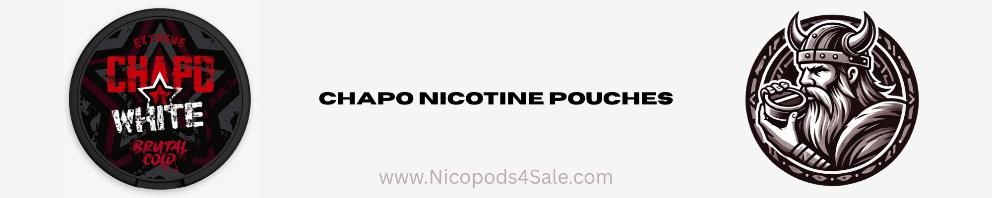 CHAPO nicopods, nicotine packets, snus, pouches, nicotine pouches, smokeless, nicotine sachets