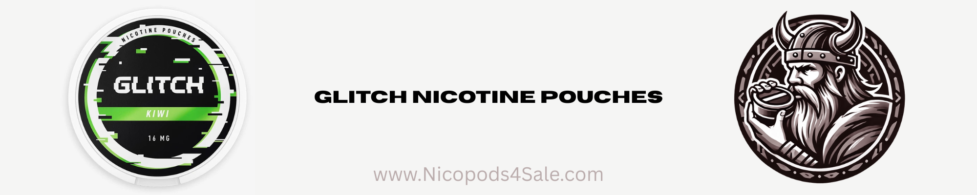 GLITCH nicopods, nicotine packets, snus, pouches, nicotine pouches, smokeless, nicotine sachets