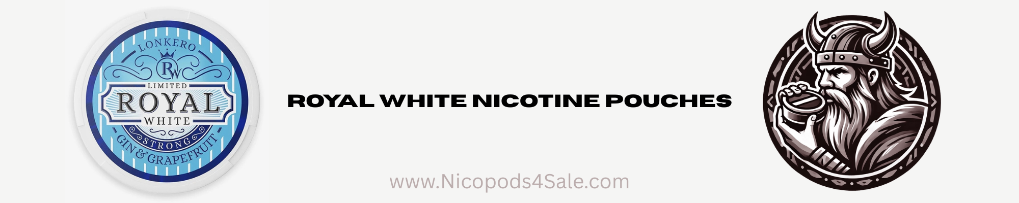 ROYAL WHITE nicopods, nicotine packets, snus, pouches, nicotine pouches, smokeless, nicotine sachets