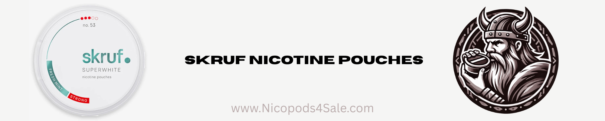SKRUF nicopods, nicotine packets, snus, pouches, nicotine pouches, smokeless, nicotine sachets