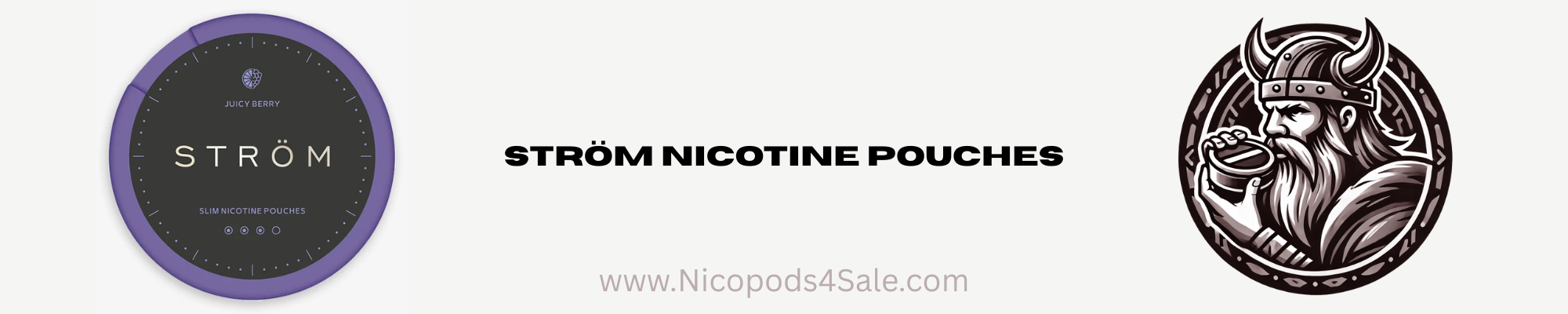 STRÖM nicopods, nicotine packets, snus, pouches, nicotine pouches, smokeless, nicotine sachets